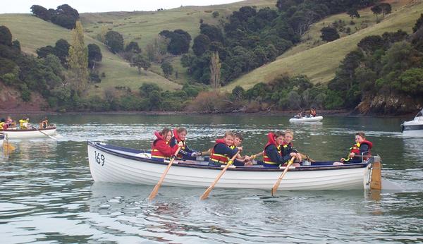 On the water - Sea Scouts in Lyttelton